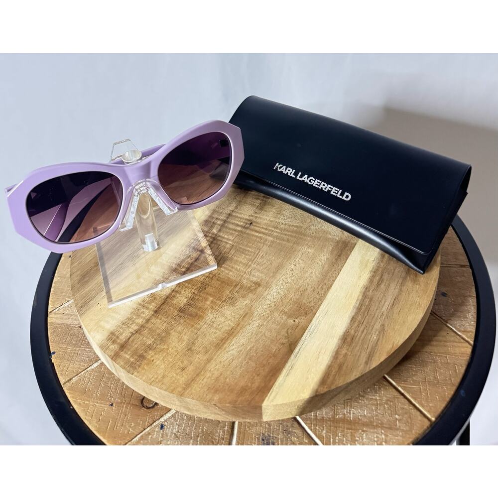 Karl Lagerfeld Sunglasses purple one size NWT - Picture 2 of 3